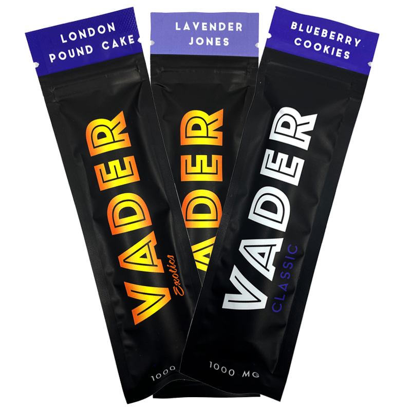 Vader THC Vape - Blue Trio Pack - Mix
